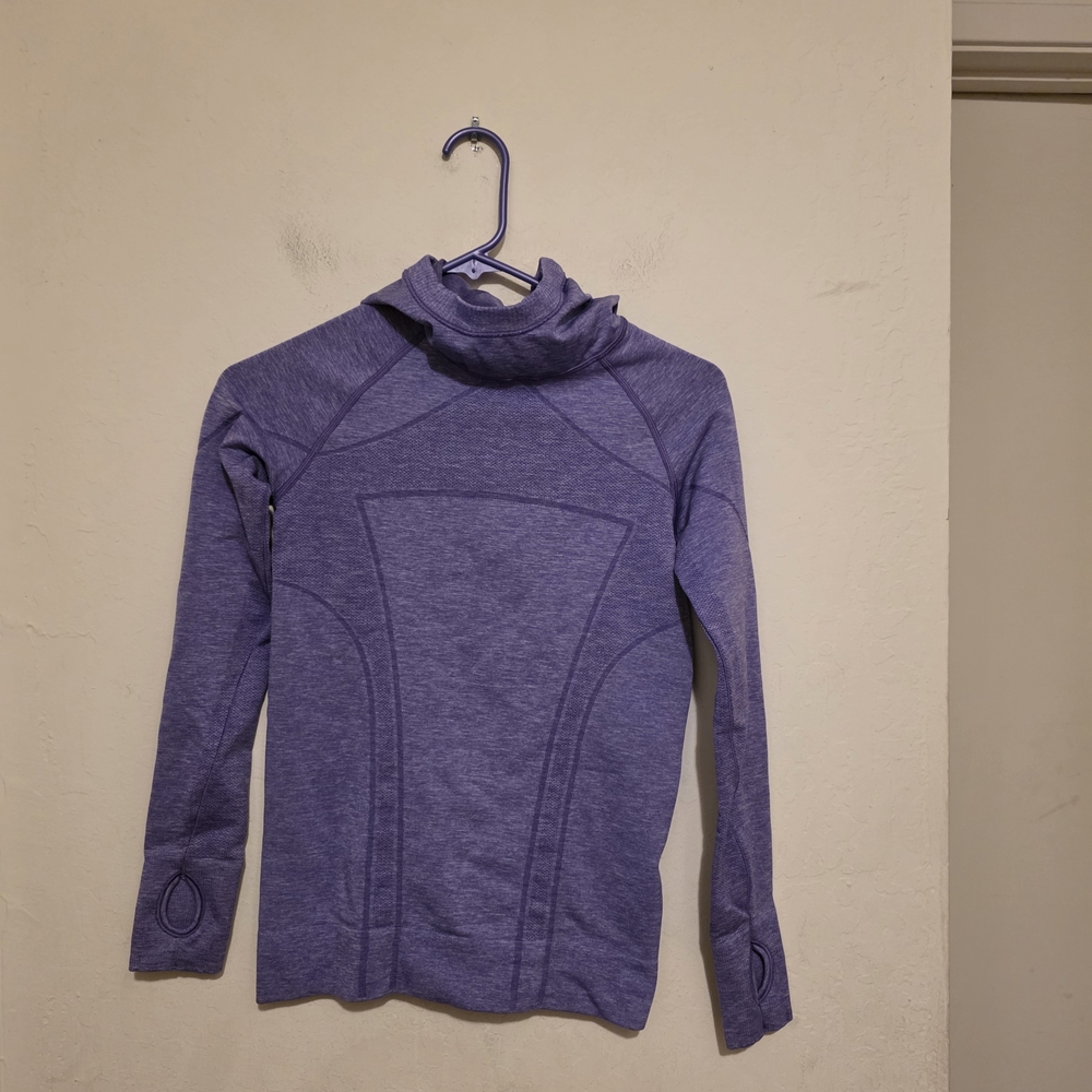 Ivivva Heathered Purple Pullover Hoodie Size 12